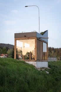 Autobusové zastávky Prostřední Bečva - foto: henkai architekti