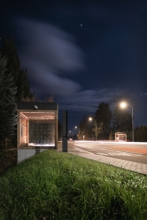 Autobusové zastávky Prostřední Bečva - foto: henkai architekti