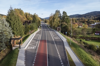 Autobusové zastávky Prostřední Bečva - foto: henkai architekti