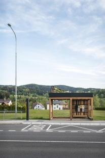 Autobusové zastávky Prostřední Bečva - foto: henkai architekti