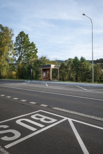 Autobusové zastávky Prostřední Bečva - foto: henkai architekti