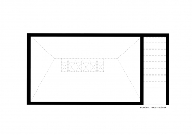 Vila Michalovce - Schéma zastřešení - foto: Atrium Architekti