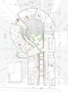 Tenjincho Place Apartment Complex - foto: Hiroyuki Ito Architects