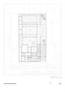 Národní muzeum holocaustu - Půdorys přízemí - foto: Office Winhov