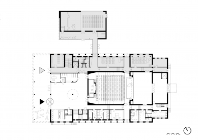 House of Culture Letohrad - Ground plan 1st floor