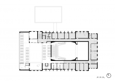 House of Culture Letohrad - Floor plan 2nd floor