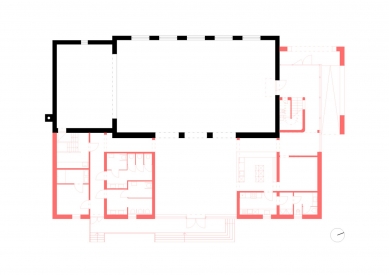 Sokolovna Veverske Kninice - <!DOCTYPE html>
<html lang="en">
<head>
    <meta charset="UTF-8">
    <meta name="viewport" content="width=device-width, initial-scale=1.0">
    <title>Ground Floor Plan</title>
</head>
<body>
    <h1>Ground Floor Plan</h1>
</body>
</html> - foto: studio New Work