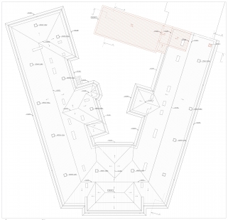 Construction and Reconstruction of the Faculty of Philosophy of the University of Hradec Králové - <translation>Roof</translation>