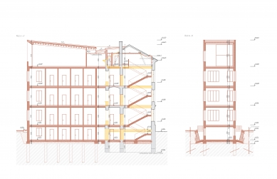 Construction and Reconstruction of the Faculty of Philosophy of the University of Hradec Králové - AA Cut