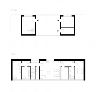 Rodinný dům Řevnice - Půdorysy