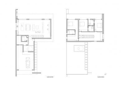 Dům v Mundão - Půdorysy - foto: Um para Um