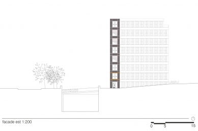 40 Housing Units - Východní pohled - foto: LAN Architecture