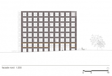 40 Housing Units - Severní pohled - foto: LAN Architecture