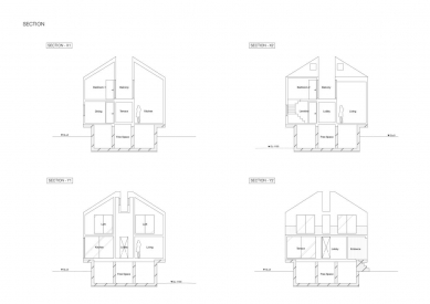 Dům Kumagaya - Řezy - foto: CHOP+ARCHI