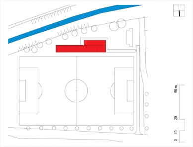 TJ Sokol Křižanovice - Situace - foto: knesl + kynčl architekti