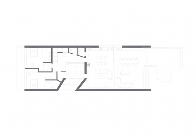 Apartmány v Chorvatsku - Půdorys přízemí - foto: Fránek Architects