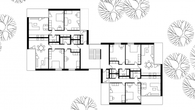 Residential complex Pod Hájkem - Floor plan 2nd floor