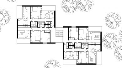 Residential complex Pod Hájkem - Floor plan 3rd floor