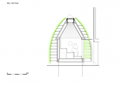 Sauna Kupka - Řez - foto: A1Architects