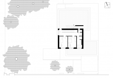 House Among the Pines, Klánovice - Floor plan 2nd floor