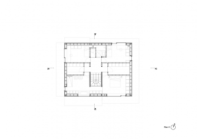House S-L - Půdorys patra - foto: GRAUX & BAEYENS architecten