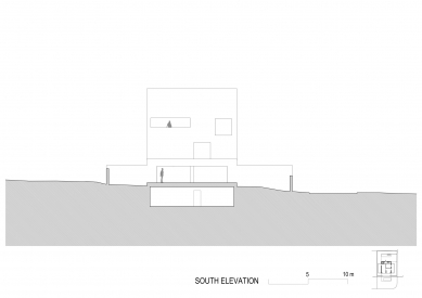 Raumplan House - Jižní pohled - foto: Alberto Campo Baeza