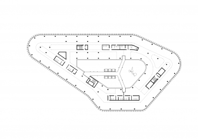 Roztyly Plaza - Půdorys typického podlaží