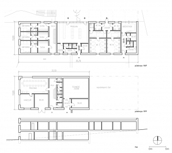 Botanická zahrada Praha - Návštěvnické centrum - Objekt zázemí - foto: AND architektonický atelier