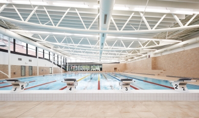 Swimming hall behind Lužánky - foto: Jiří Alexander Bednář