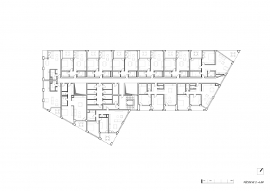 Apartment Building Truhlářská - Floor plan 2nd-4th floors - foto: PRO-STORY