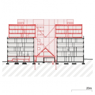 Cerit Science Park II - Řez - foto: knesl kynčl architekti