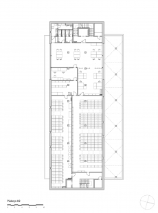 Depository for the Moravian Library - Floor Plan 2nd Floor