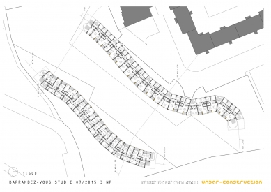 Barrandez-vous I - Půdorys 3.np - foto: under-construction architects