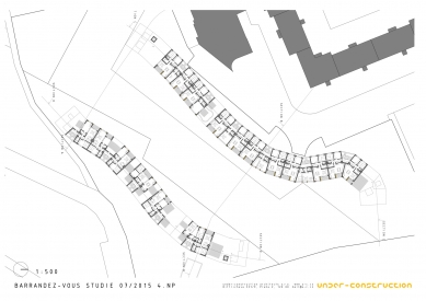Barrandez-vous I - Půdorys 4.np - foto: under-construction architects
