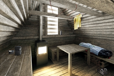 Sláviček Shelter - Visualization - foto: Atelier HRA