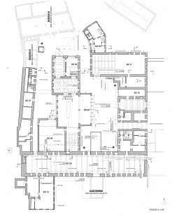 Reconstruction of the Museum of Old Machines and Technologies in Žamberk - Ground floor plan