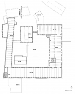 Reconstruction of the Museum of Old Machines and Technologies in Žamberk - Floor plan 3rd floor