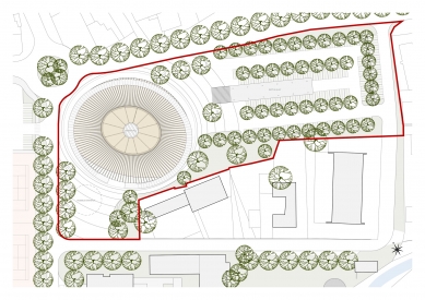 Projekt sportovní haly v Boskovicích - foto: Taller de arquitectura X