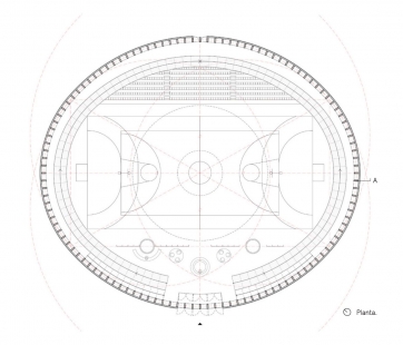 Projekt sportovní haly v Boskovicích - foto: Taller de arquitectura X