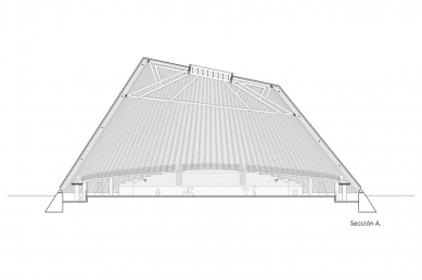 Projekt sportovní haly v Boskovicích - foto: Taller de arquitectura X