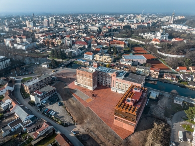 Veřejné prostory Automatických mlýnů v Pardubicích - foto: Aleš Jungmann