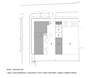 Protected workshop Mladá Boleslav - Situation - foto: SBORWITZ Architekti