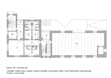 Protected workshop Mladá Boleslav - Ground floor plan - design - foto: SBORWITZ Architekti