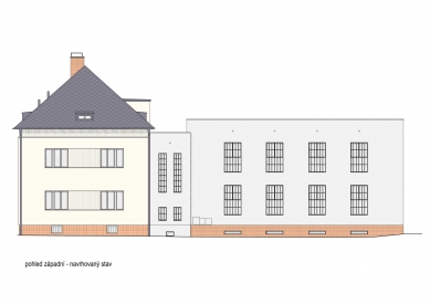 Protected workshop Mladá Boleslav - West View - Proposal - foto: SBORWITZ Architekti