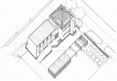 Protected workshop Mladá Boleslav - <translation>Axonometry</translation> - foto: SBORWITZ Architekti