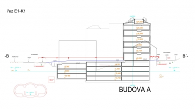 New construction of the AFI Vokovice administrative building - <translation>Cut</translation>