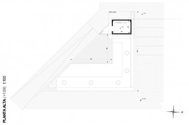 Informační centrum Santería - Půdorys patra - foto: Studio ARCZ arquitectura