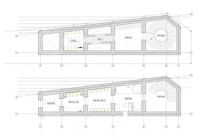 Dům Sako - Půdorysy - foto: Tomoaki Uno Architects