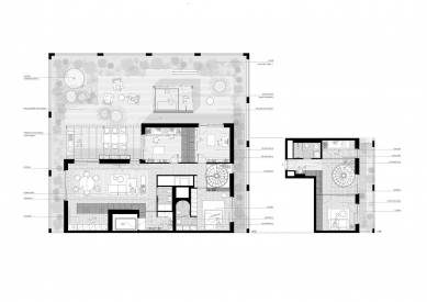 <html>Rooftop apartment</html> - <!DOCTYPE html>
<html lang="en">
<head>
    <meta charset="UTF-8">
    <meta name="viewport" content="width=device-width, initial-scale=1.0">
    <title>Apartment Floor Plans</title>
</head>
<body>
    <h1>Apartment Floor Plans</h1>
</body>
</html> - foto: What architects