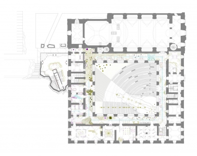 <Krkonš_Museum>Krkonoš Museum</Krkonš_Museum> - Ground plan 1st floor - foto: koucky-arch.cz